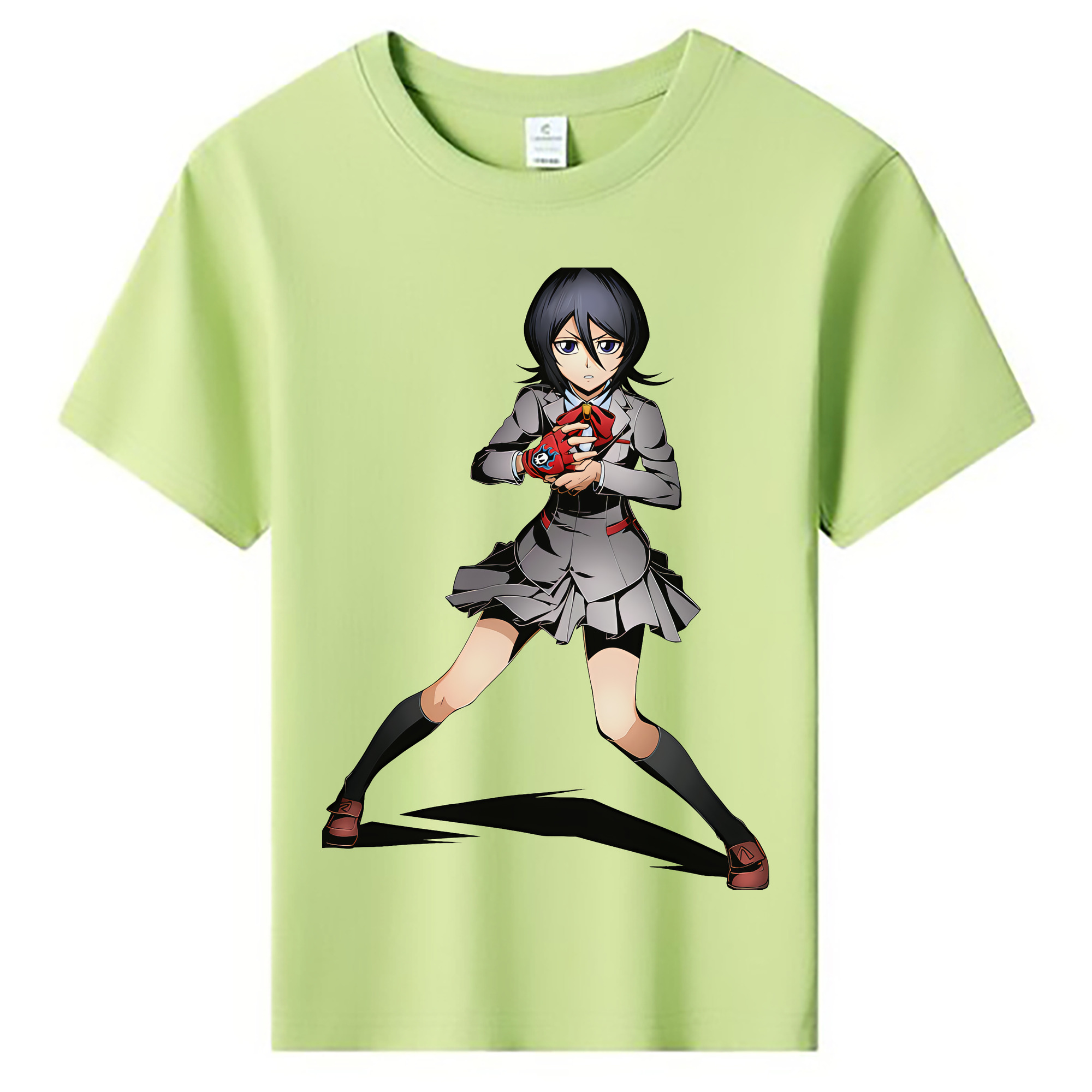 （画像用） ブリーチ 朽木ルキア BLEACH Kuchiki Rukia 綿100％キッズTシャツ（フロントプリント）